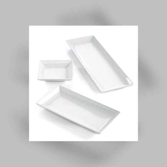 the cellar Other - The Cellar 3 piece Nested Serving Trays